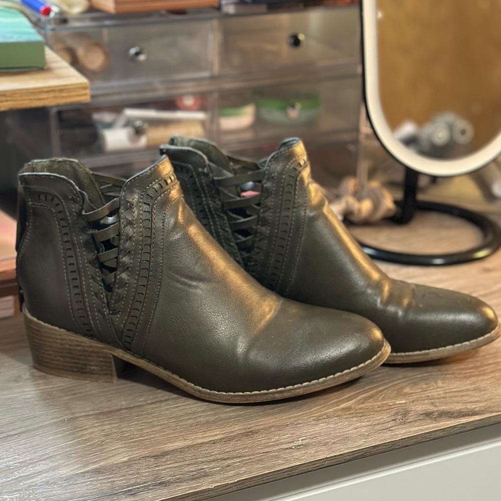 Boutique by Corkys leather booties.